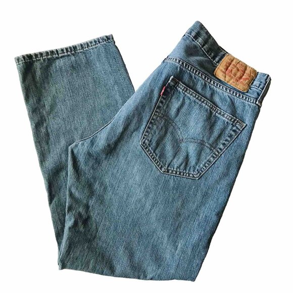 Levis 559 Jeans 36x30 Mens Blue Denim Straight Leg Regular‎ Fit Casual Pockets - Picture 8 of 8